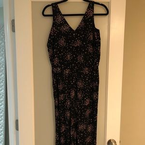 Black floral Jumpsuit